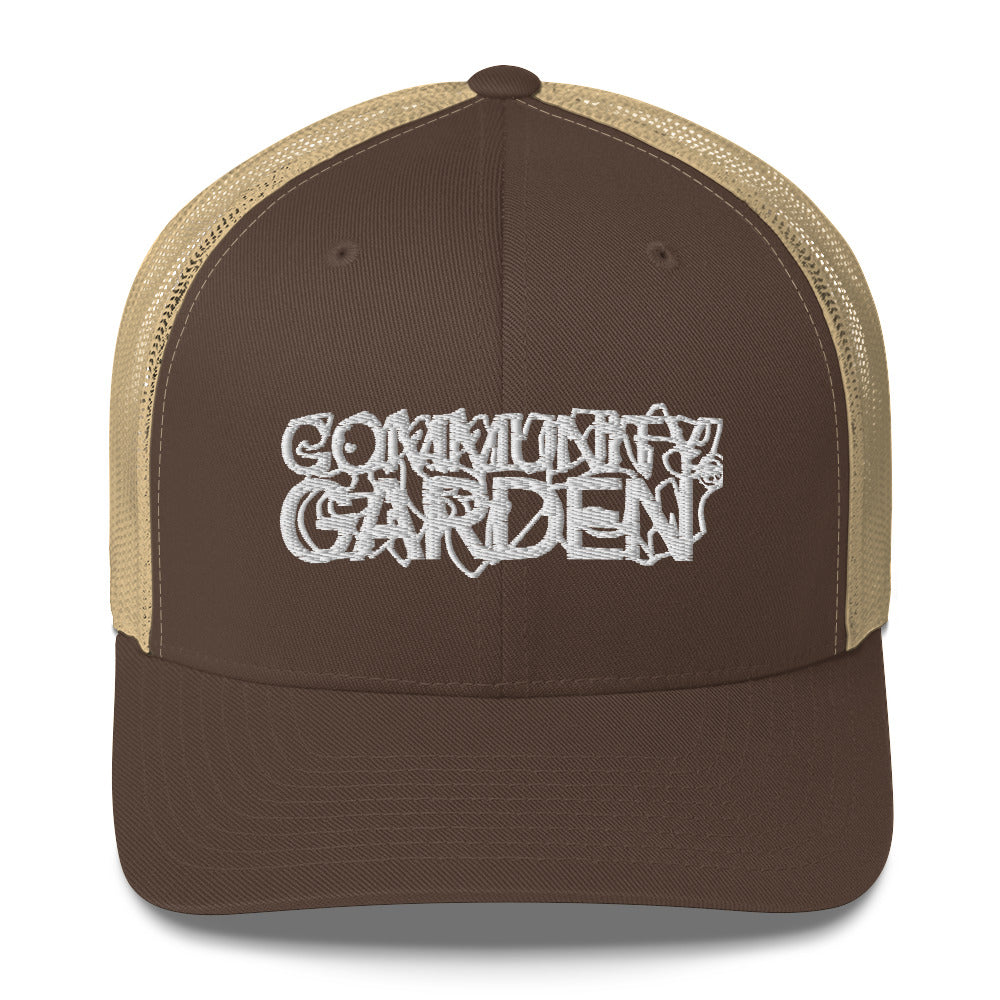 CG Trucker Cap (Black & White, Brown & Cream, Navy, Black)