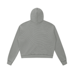 مجتمع Waffle Zip Hoodie (White Ash)