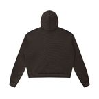 مجتمع Waffle Zip Hoodie (Espresso)