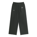 Pleated Pinstripe Trousers