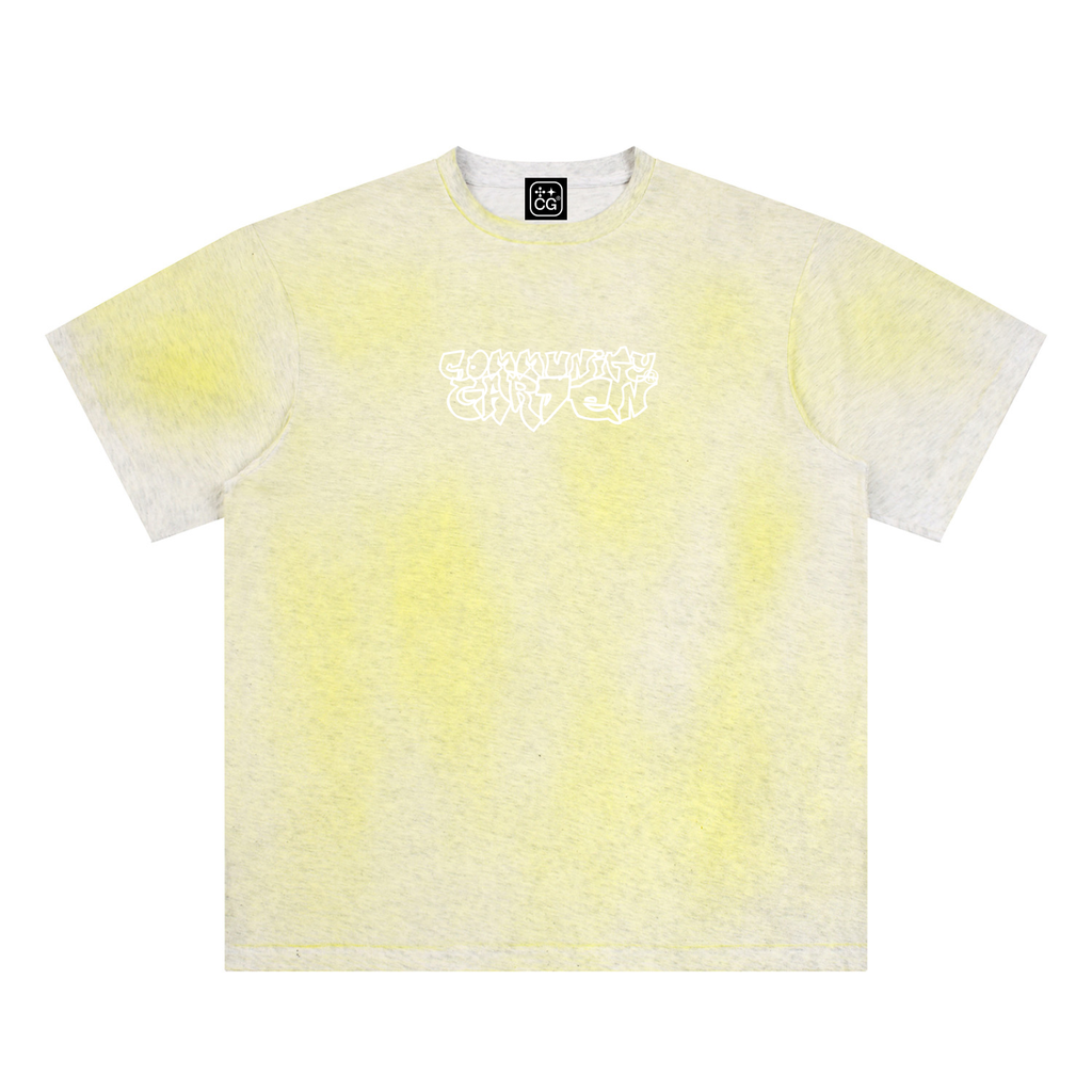 Lightweight Cotton Sunfade T-Shirt (Yellow)