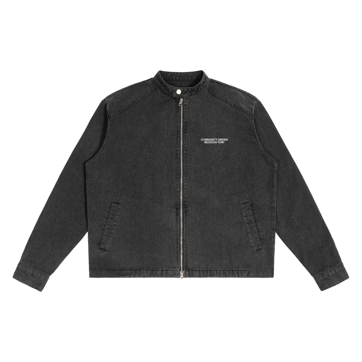 Vintage Black Denim Jacket
