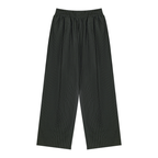 Pleated Pinstripe Trousers