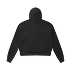 مجتمع Waffle Zip Hoodie (Charcoal)