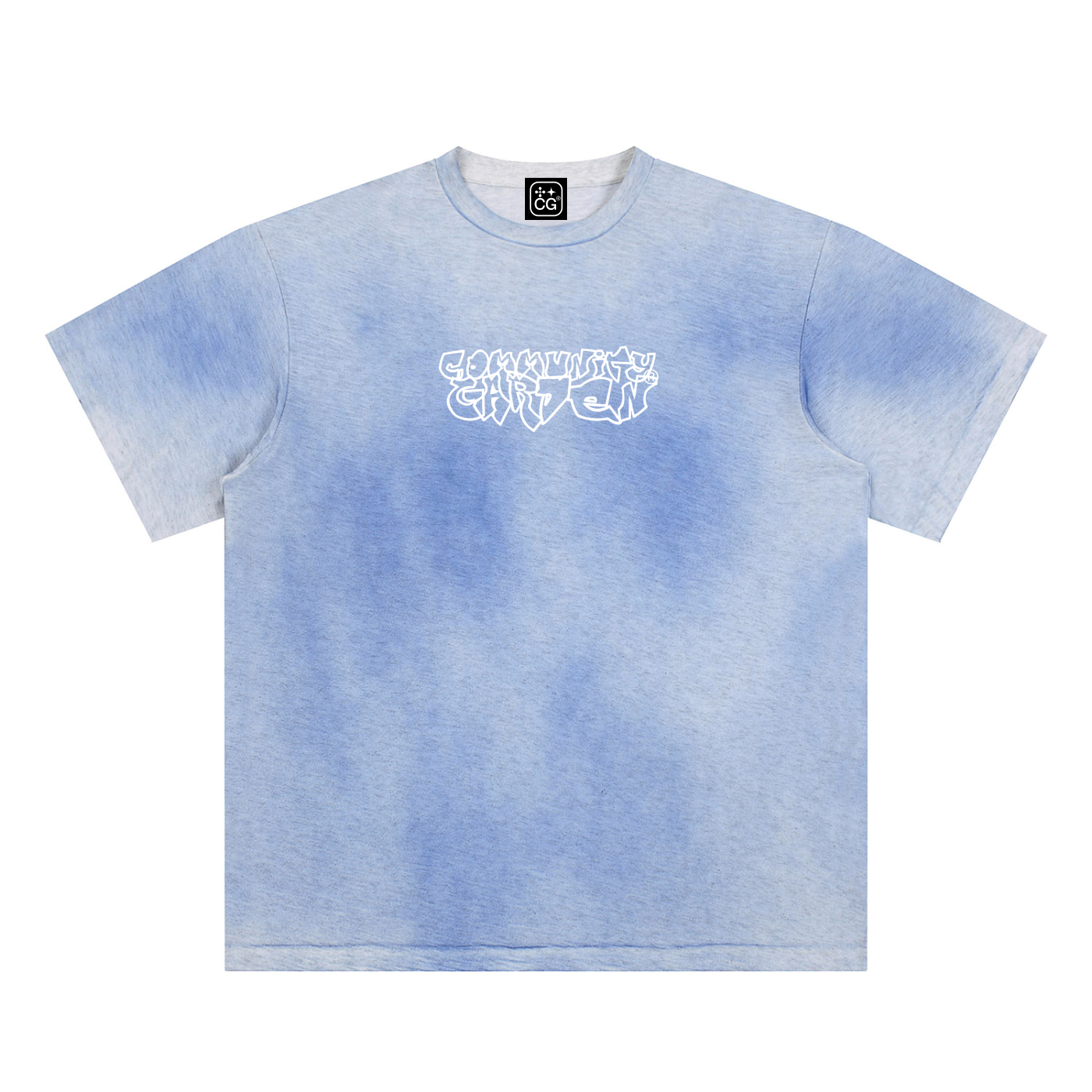 Lightweight Cotton Sunfade T-Shirt (Blue)