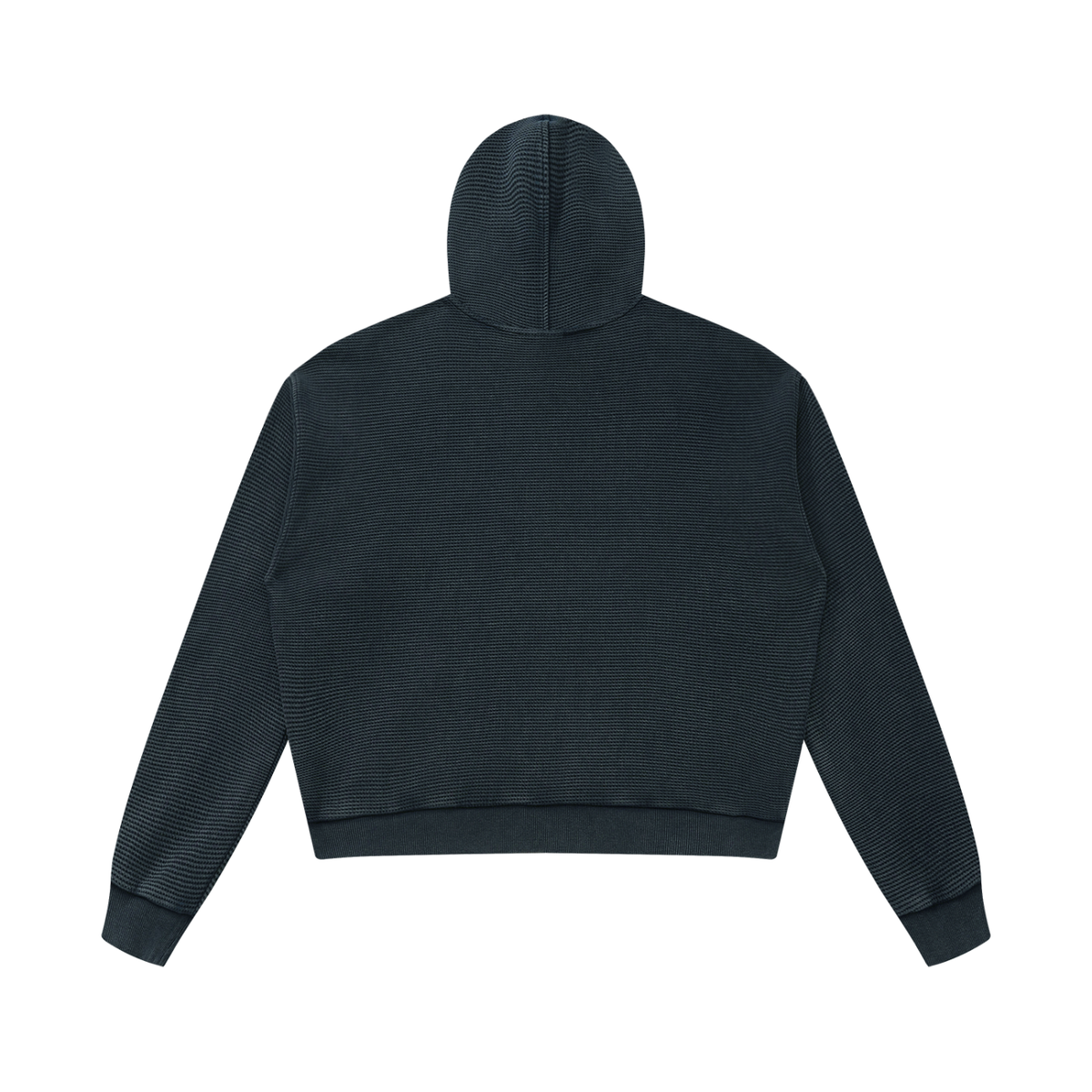 مجتمع Waffle Zip Hoodie (Navy)