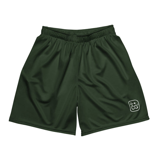 CG Family Crest Mesh Shorts (Green)