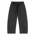 Light Cotton Barrel Leg Trousers