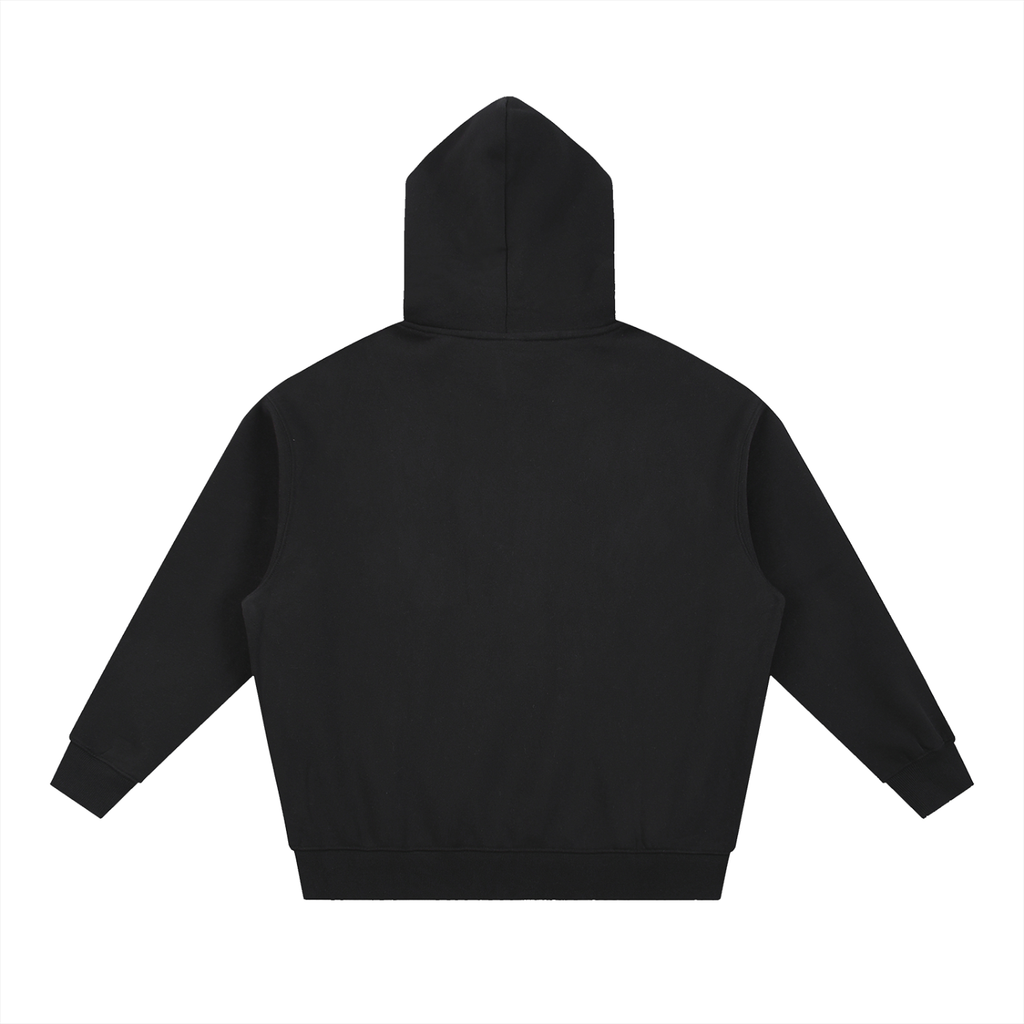 Crest Fleece Hoodie (Black)