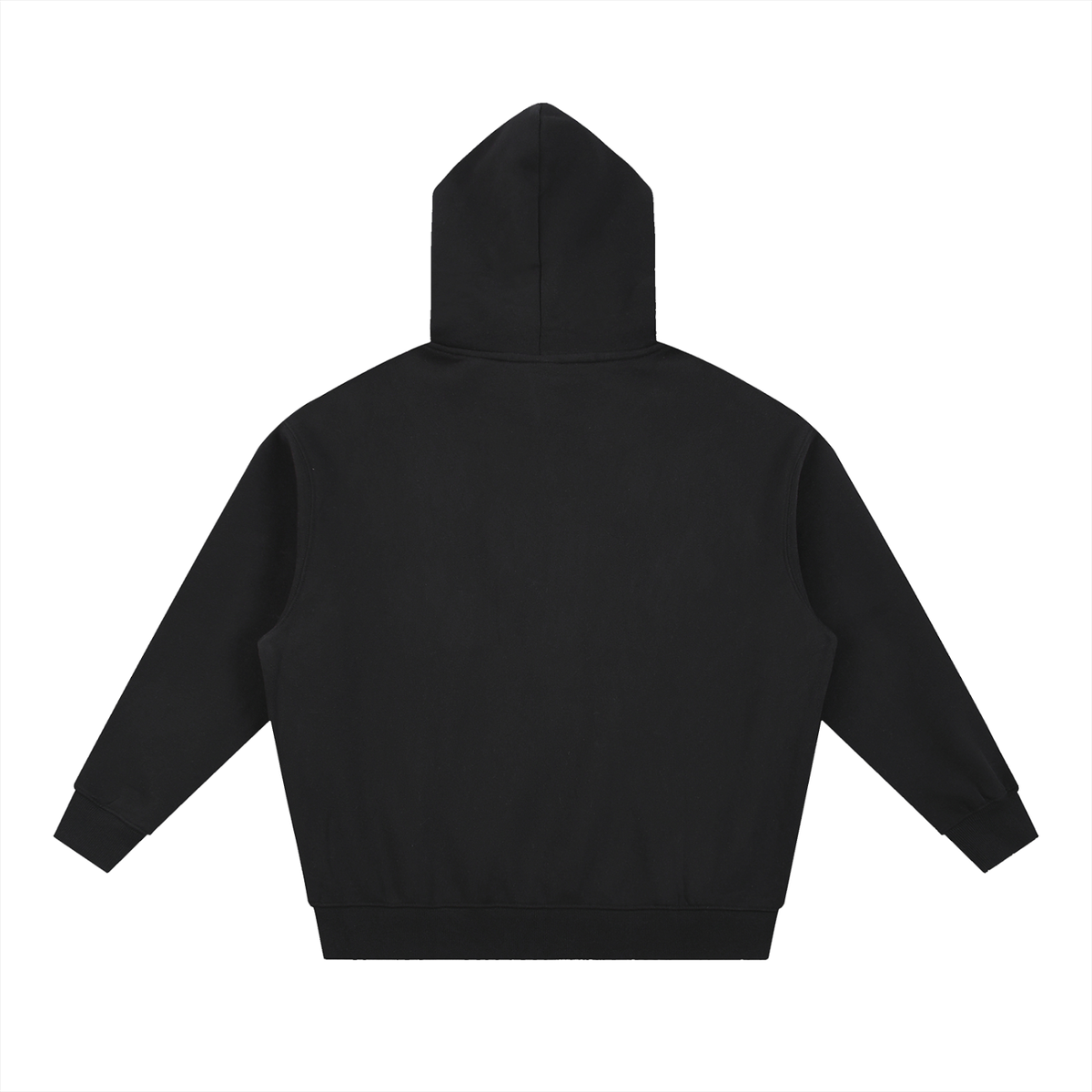 Crest Fleece Hoodie (Black)