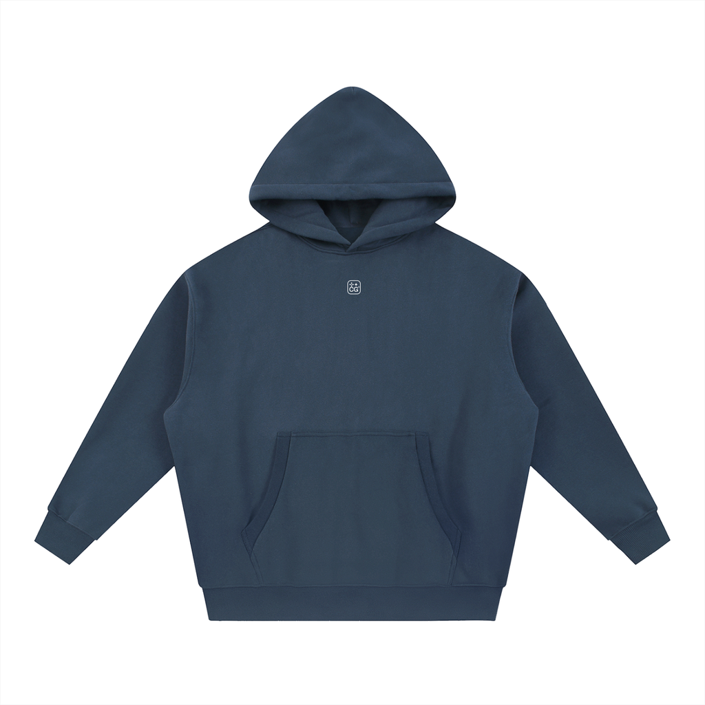 Crest Fleece Hoodie (Ocean)