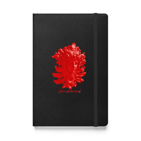 Hardcover Notebook, "Stoned" (Black, Navy, White)