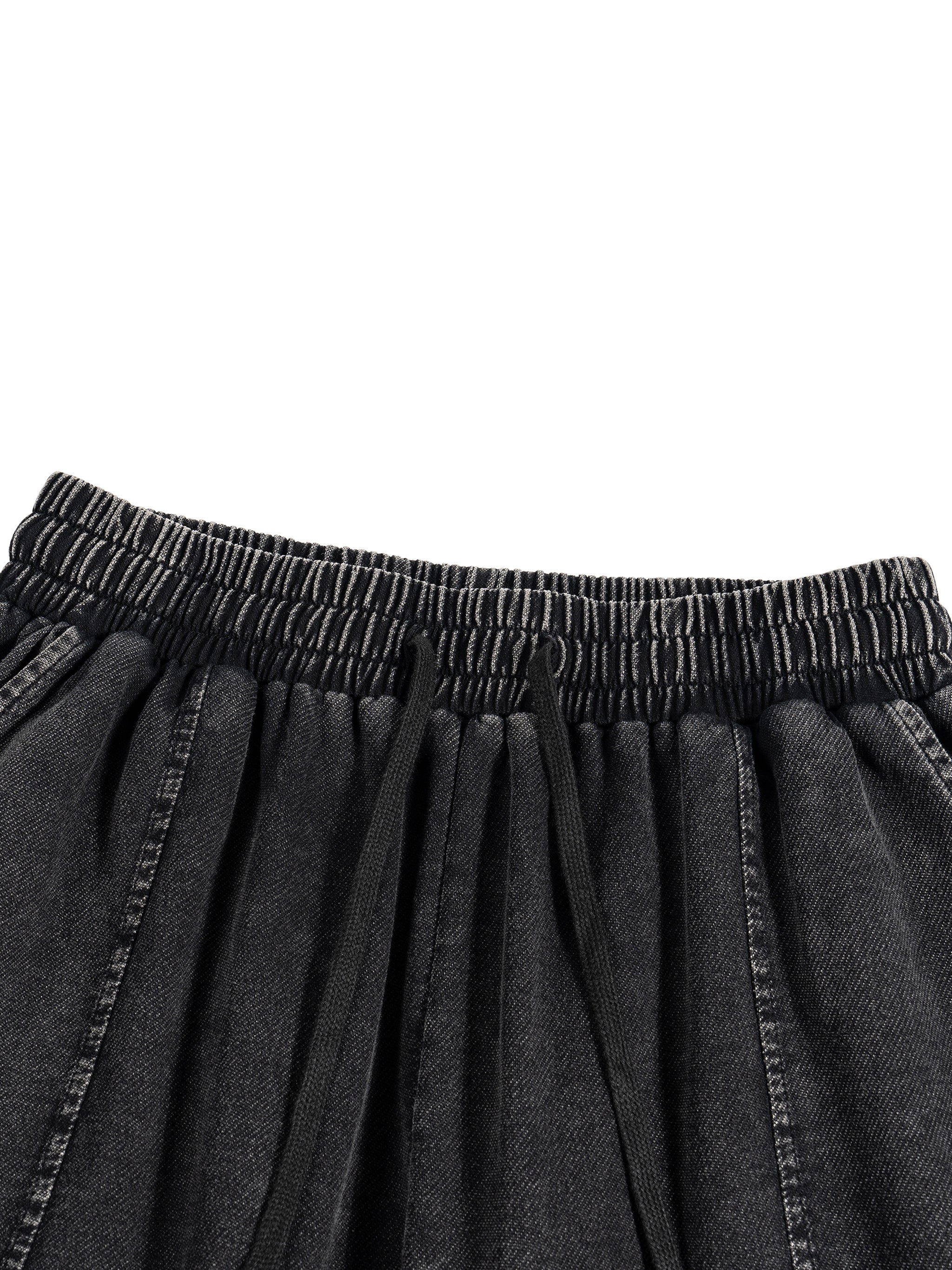 Light Cotton Barrel Leg Trousers