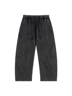 Light Cotton Barrel Leg Trousers