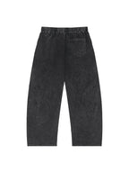 Light Cotton Barrel Leg Trousers